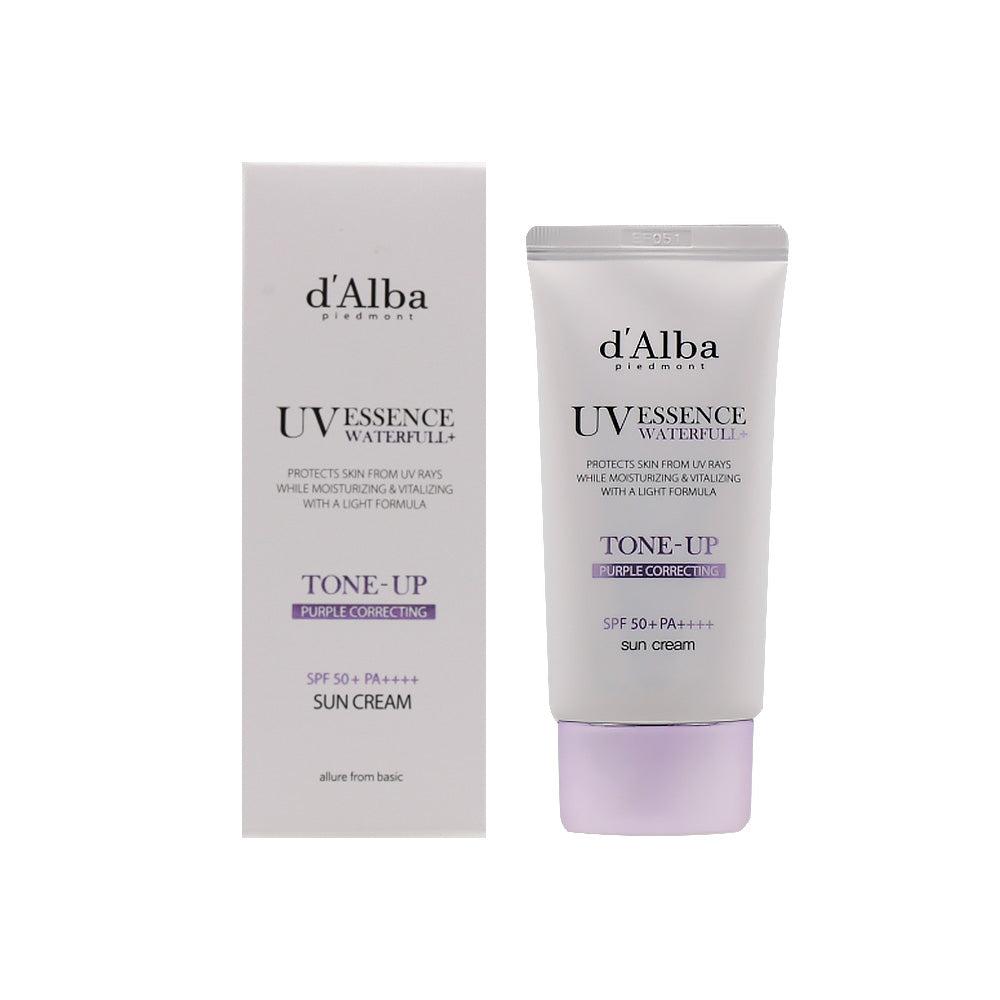 d’Alba UV Essence Waterfull+ Tone-Up Purple Correcting Sun Cream SPF50+ PA++++