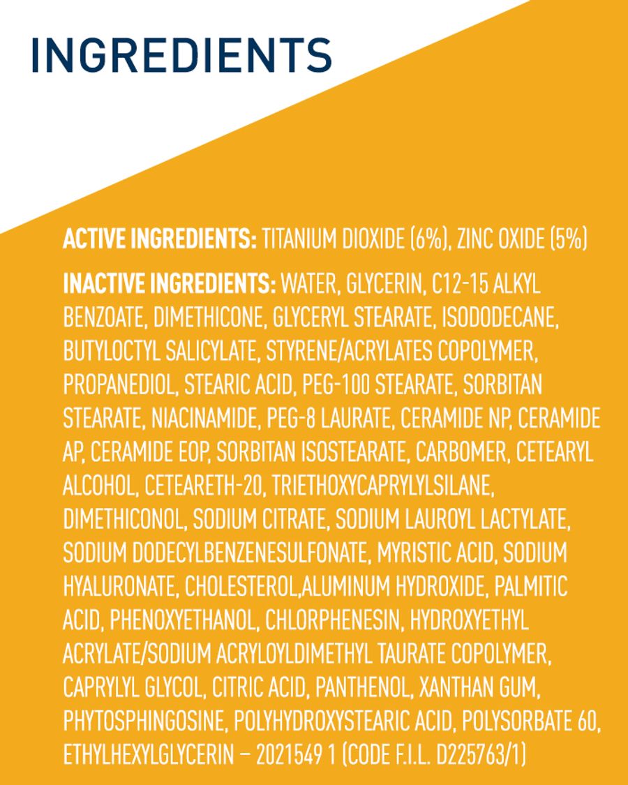 CeraVe Hydrating Mineral Sunscreen SPF 30 Face Lotion