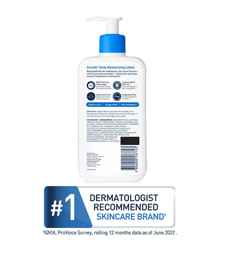 CeraVe Daily Moisturizing Lotion for Normal to Dry Skin