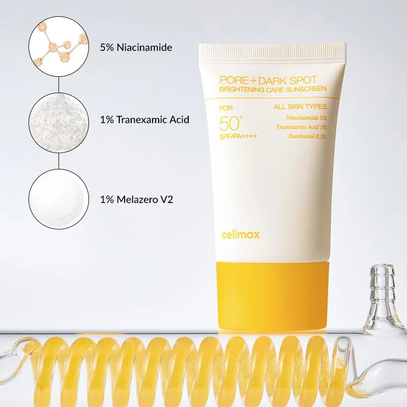 Celimax Pore + Dark Spot Brightening Care Sunscreen SPF 50+ PA++++