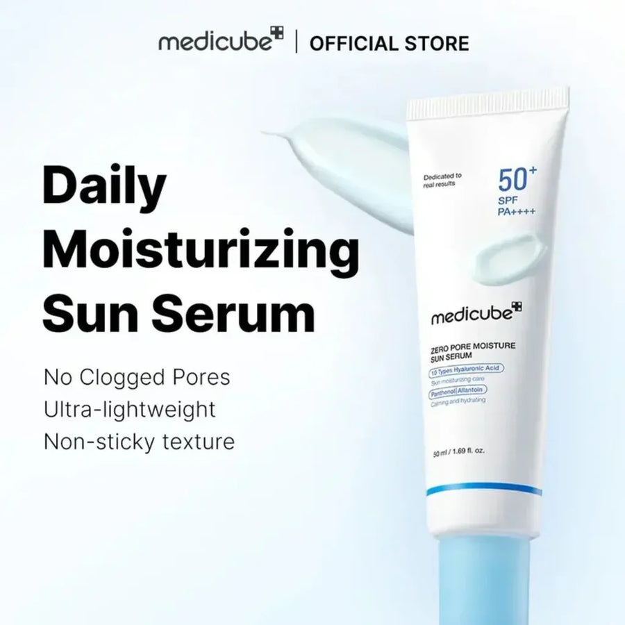 Medicube Zero Pore Moisture Sun Serum SPF50+ PA++++